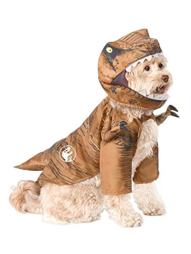 Rubie's Disfraz Oficial de Jurassic World: Fallen Kingdom Tyrannosaurus Rex T-Rex Dinosaurio Mascota Perro, tamaño Mediano