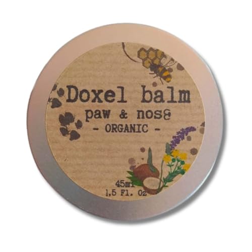 Doxel Eco Balm - Balsamo para Perros y Gatos - Hidrata, Nutre, Protege, Repara y Calma las Almohadillas, Patas y Nariz - Protector Piel y Pelaje - 100% Natural - 45ml