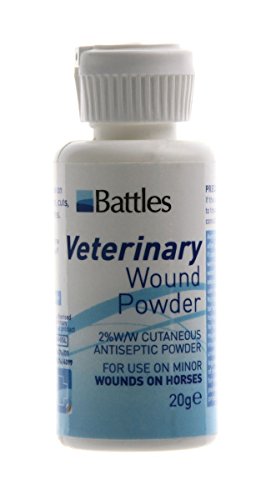 Battles Veterinary - Polvo para heridas, 20 g