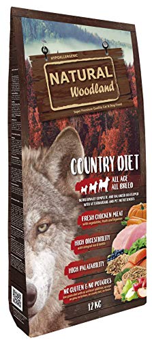 Natural Woodland Country Diet | Super Premium Quality | Alimento completo para perros 10 kg