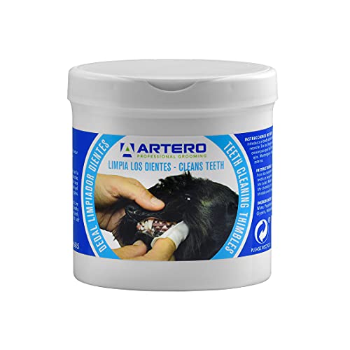 Artero Dedales Limpiadores para los dientes de perros y gatos, Claro / transparente
