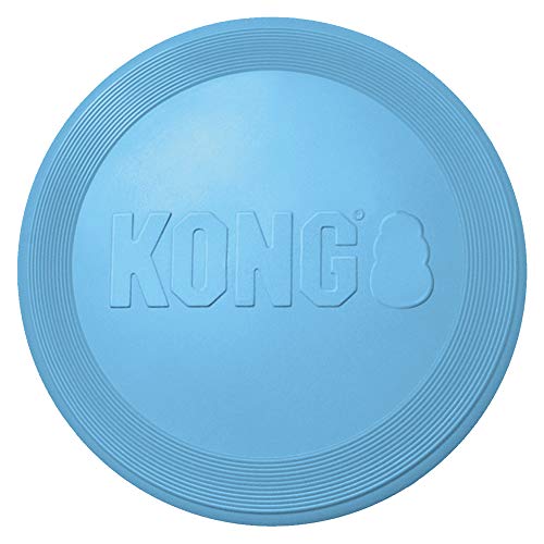 KONG - Puppy Flyer - Disco volador de caucho para dentición (varios colores) - Para Cachorros Pequeños
