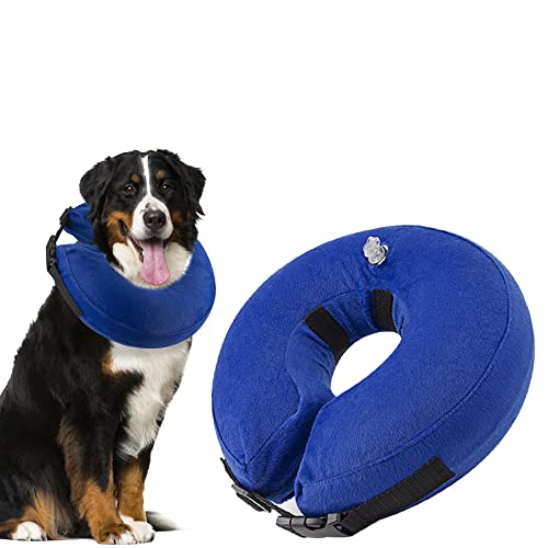 Nasjac Collar de recuperación Inflable para Perros, Collar Inflable para Perros de recuperación de Mascotas Suave con Hebilla Ajustable
