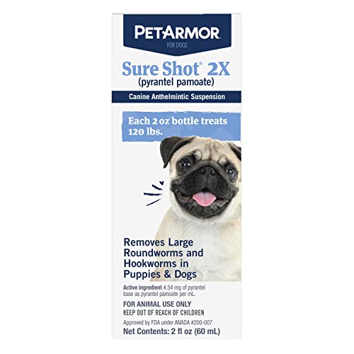 PetArmor?? Sure Shot?? 2X Liquid Wormer -- for Puppies & Dogs Up to 120 lbs Case