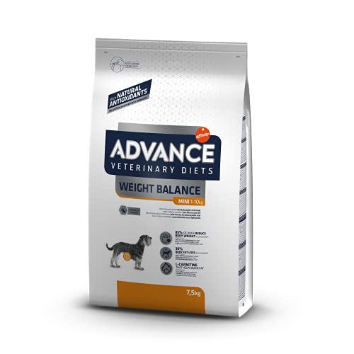 Advance Veterinary Diets Weight Balance Mini, Pienso para Perros con Problemas de sobrepeso, 7,5kg