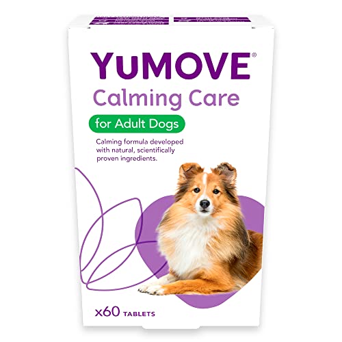 Lintbells YuMOVE Cuidado calmante para Perros Adultos | Anteriormente YuCALM Dog | Suplemento calmante para Perros Que están estresados o nerviosos | 60 tabletas | El Embalaje Puede Variar