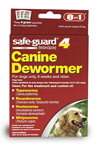 8in1 Safeguard Wormwer For Large Dogs 4gram