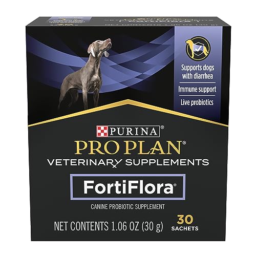 Purina - Dieta Veterinaria Fortiflora Canina, 30 Bolsas por Caja