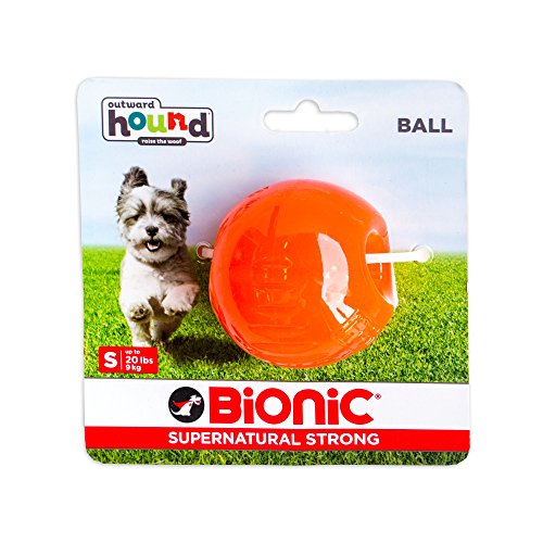 Bionic - Pelota para Perro, Color Naranja, pequeño, 0,08 kg
